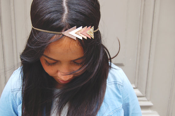 headband cheveux géométrique blog mllebride