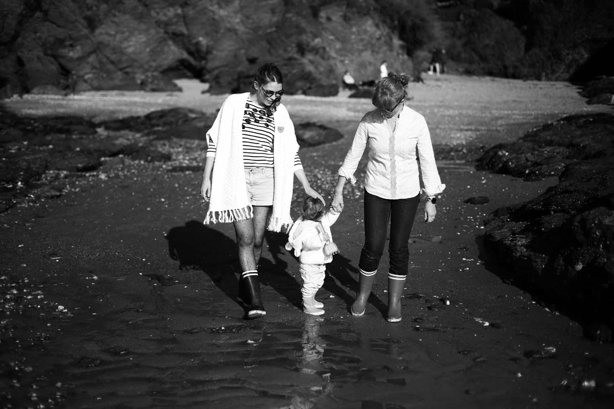 seance photo famille a la plage